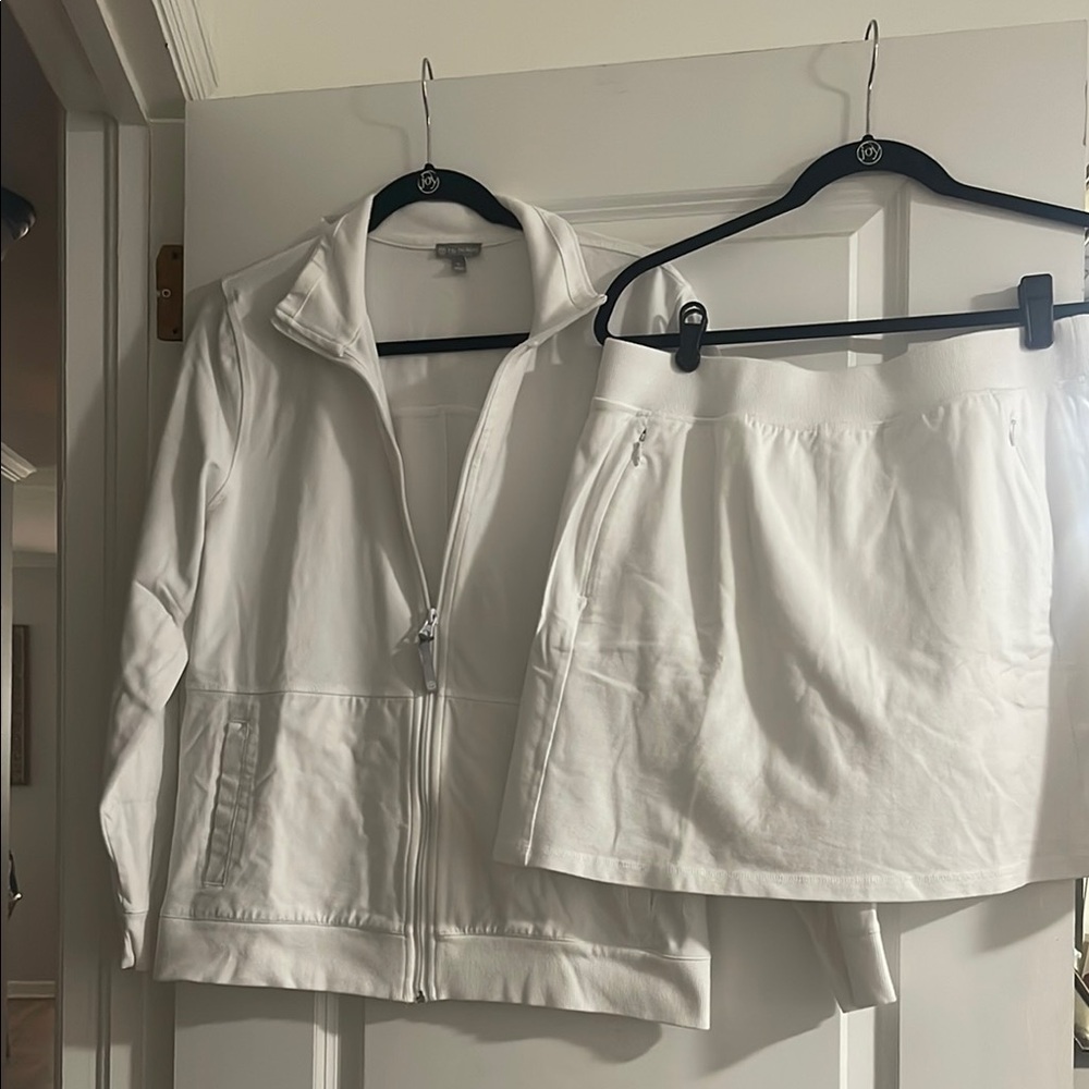 Talbots White Athletic Shorts for Active Comfort
